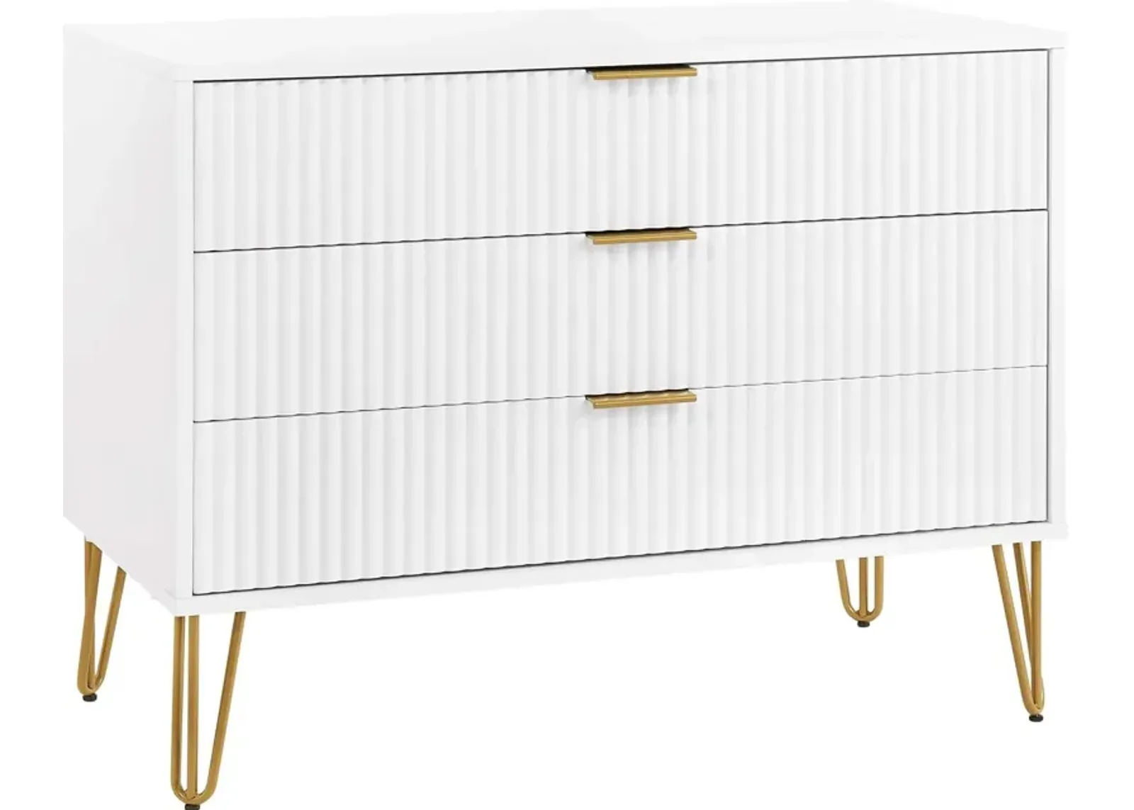 Sheridan 3-Drawer Dresser - White