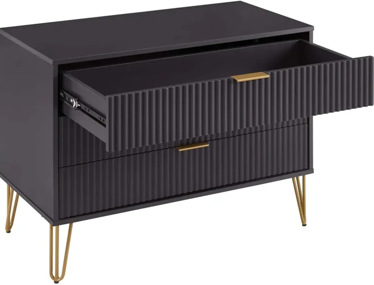 Sheridan 3-Drawer Dresser - Black