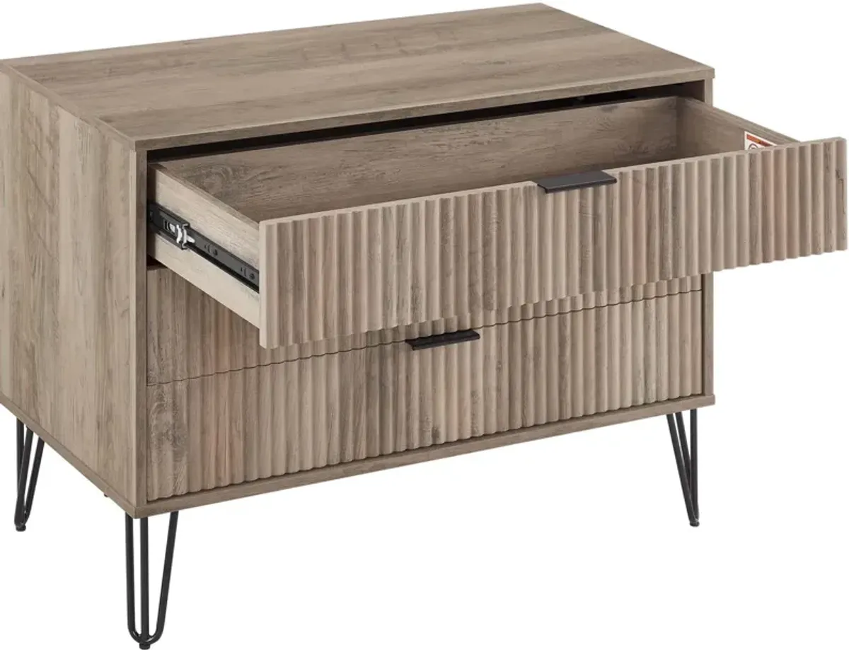 Sheridan 3-Drawer Dresser - Gray