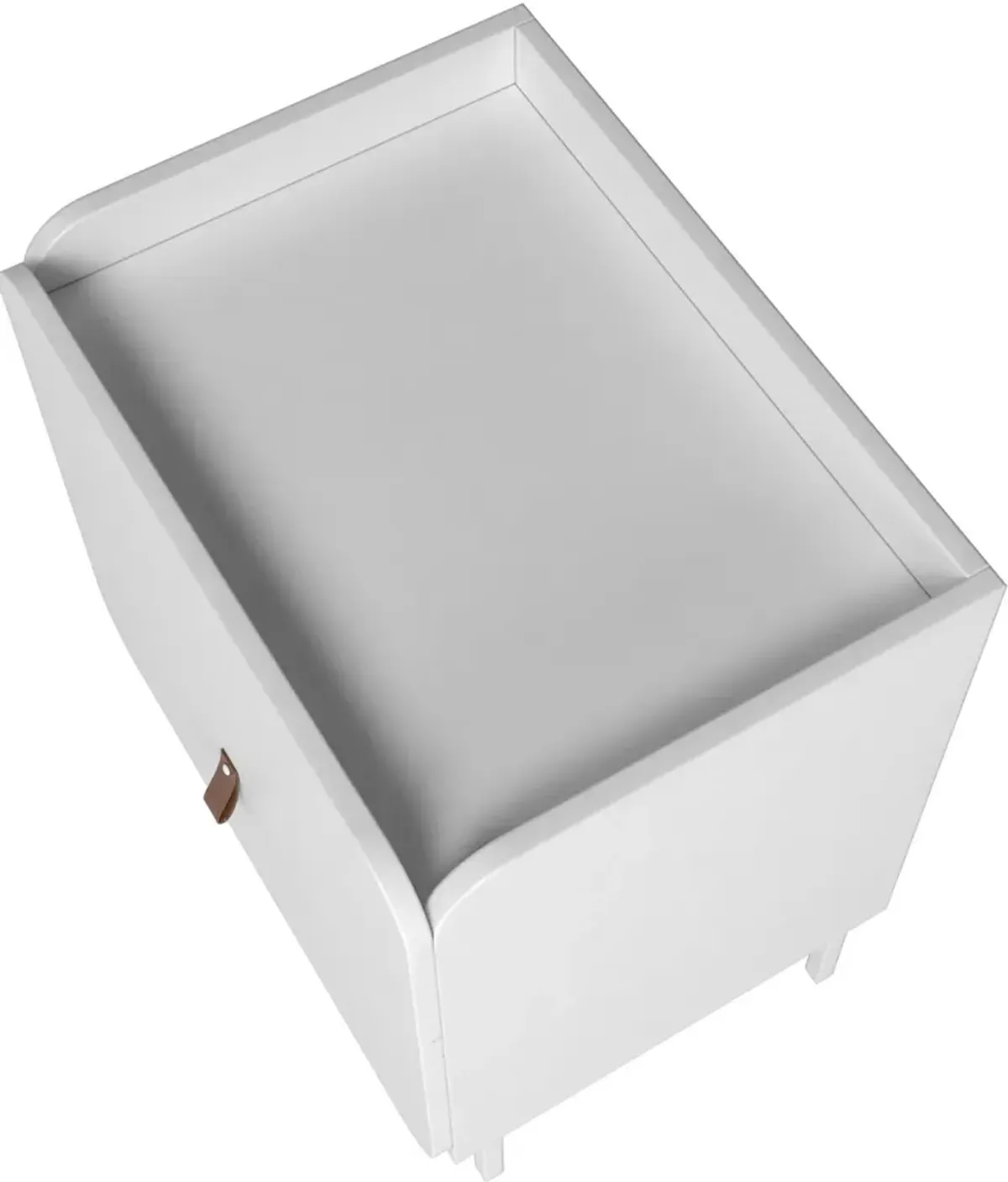 Duane 2-Drawer Nightstand - White