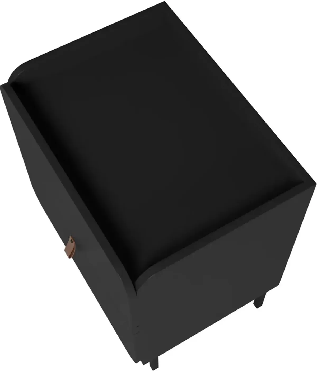 Duane 2-Drawer Nightstand - Black