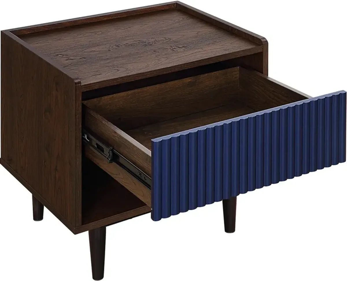 Colter Nightstand - Brown/Blue