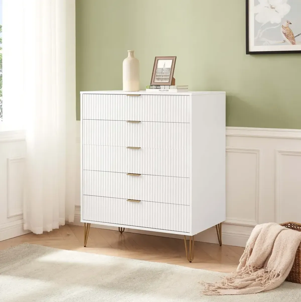 Sheridan Chest - White