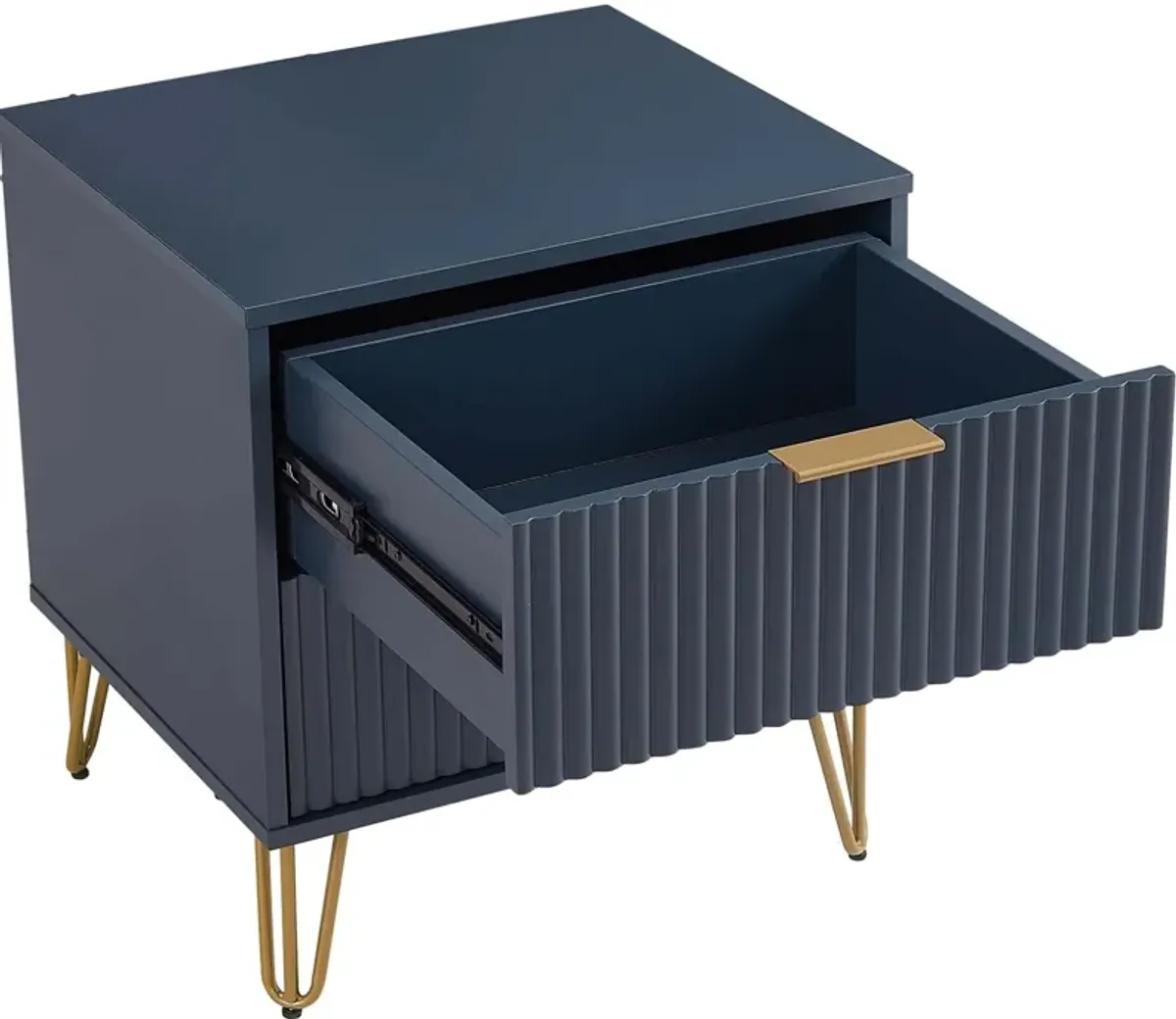 Sheridan 3-Drawer Dresser and 2-Drawer Nightstand Set - Blue