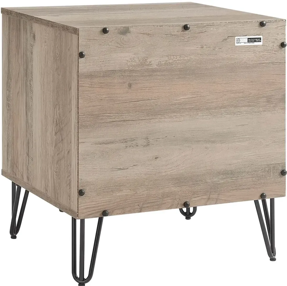 Sheridan 3-Drawer Dresser and 2-Drawer Nightstand Set - Gray