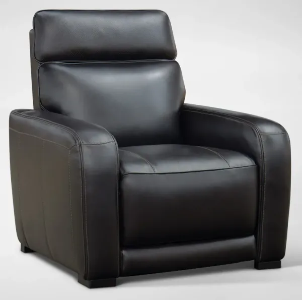 Summit Triple-Power Recliner with Immersive Sound - Black