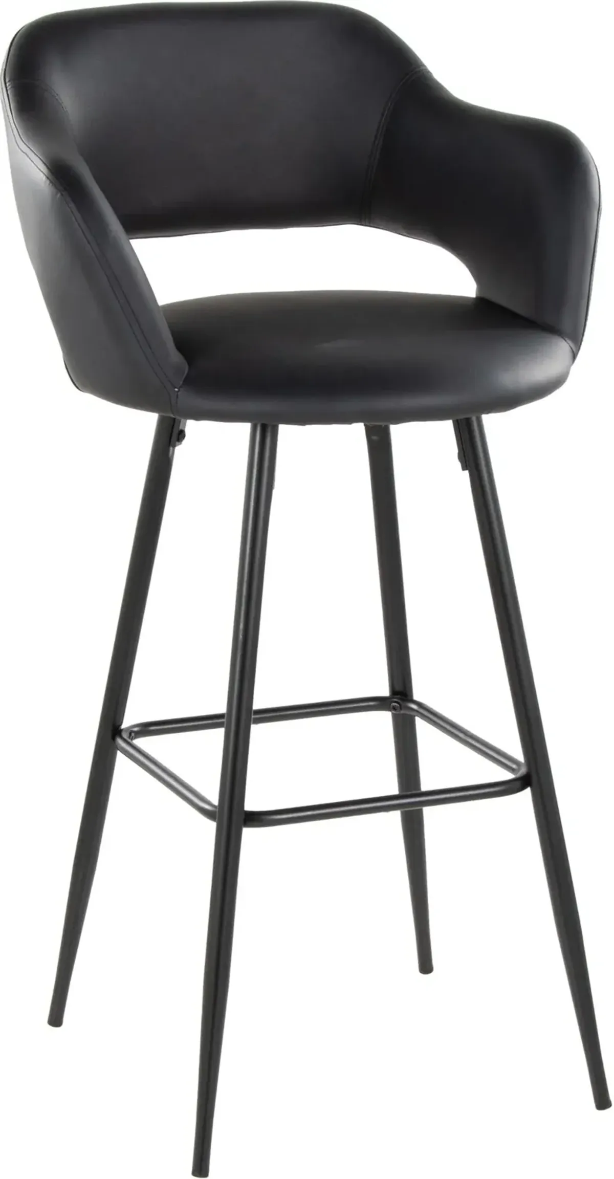 Daina Set of 2 Bar Stools - Black