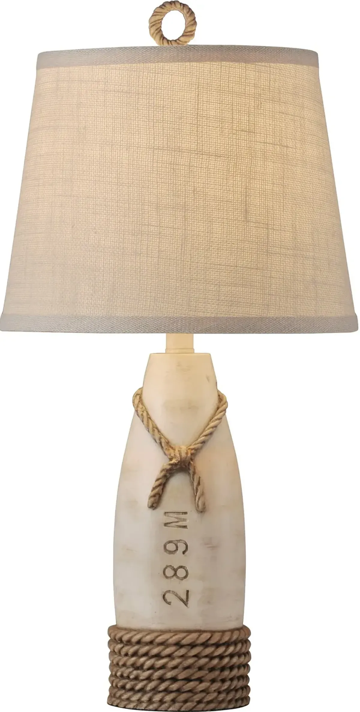 Orli Table Lamp - Distressed Off-White