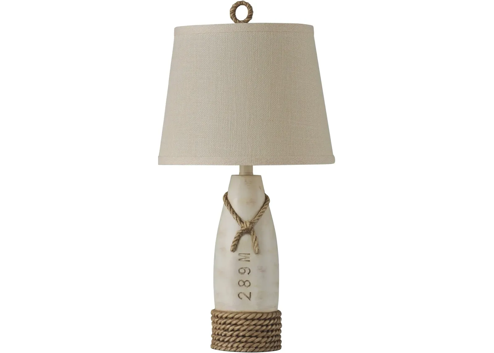 Orli Table Lamp - Distressed Off-White