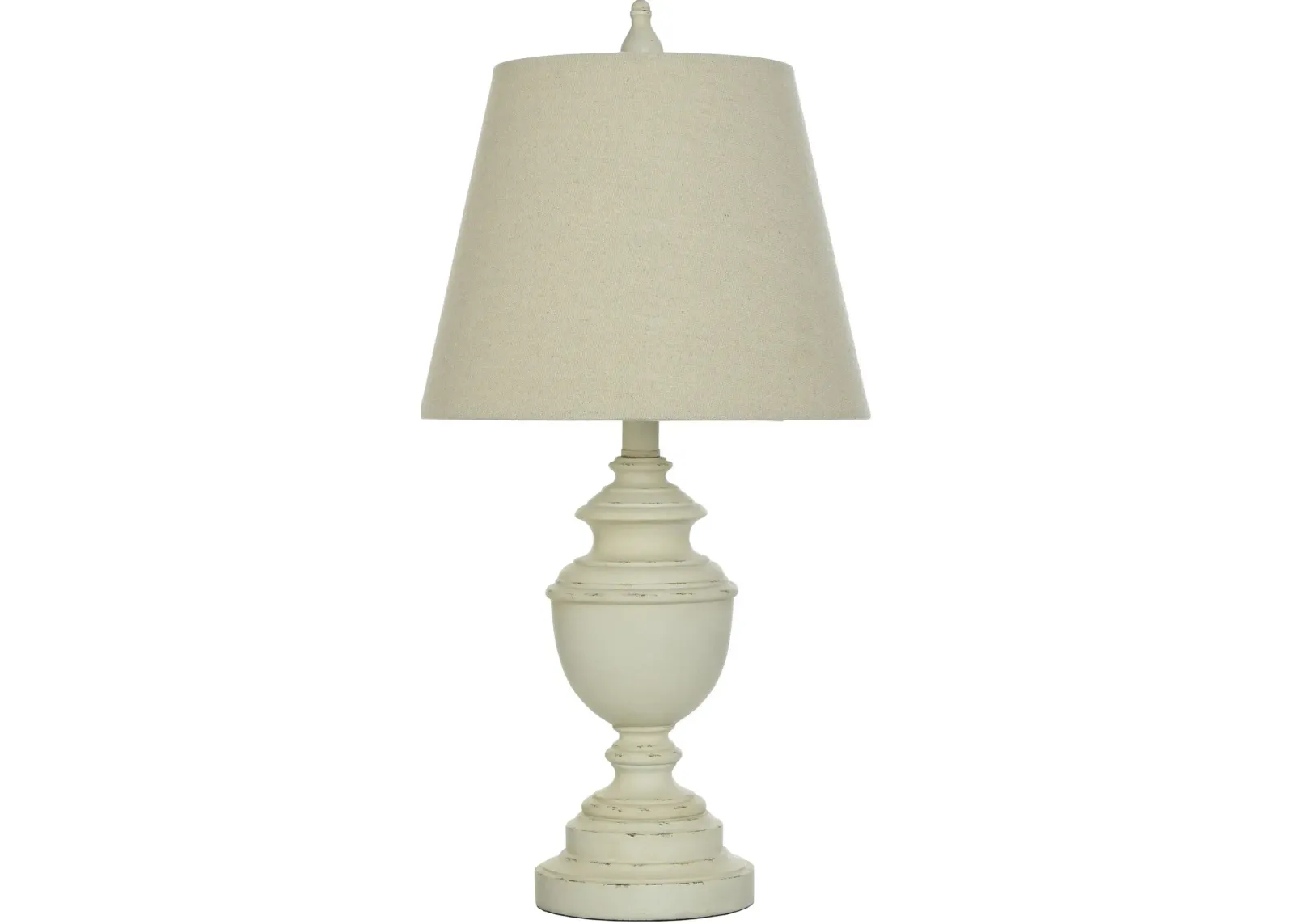 Bhaskara Table Lamp - Distressed Cream