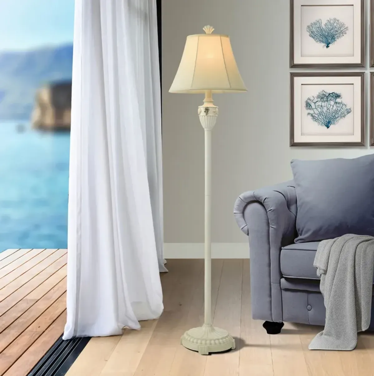 Seashell Floor Lamp