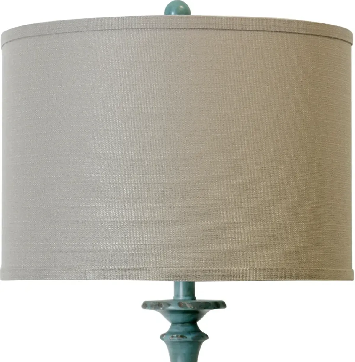 Charlton Floor Lamp - Distressed Blue