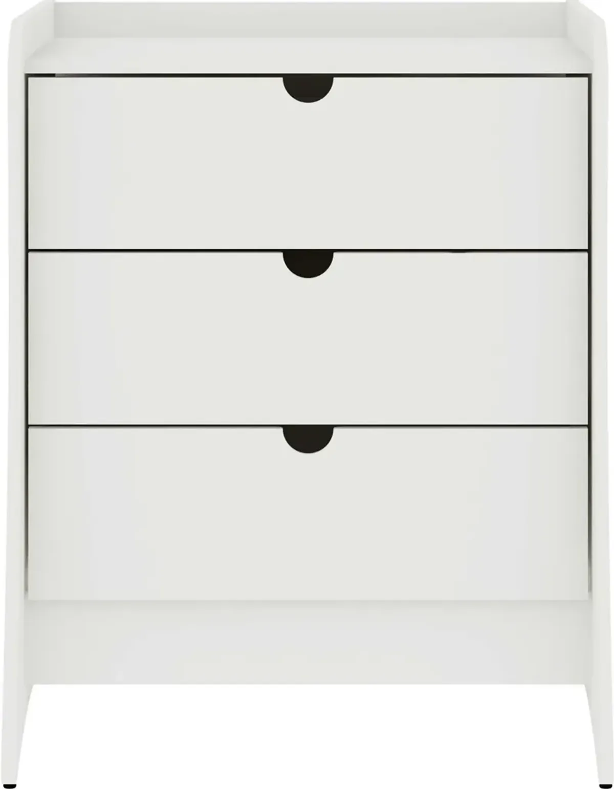 Mulberry 3-Drawer Dresser - White