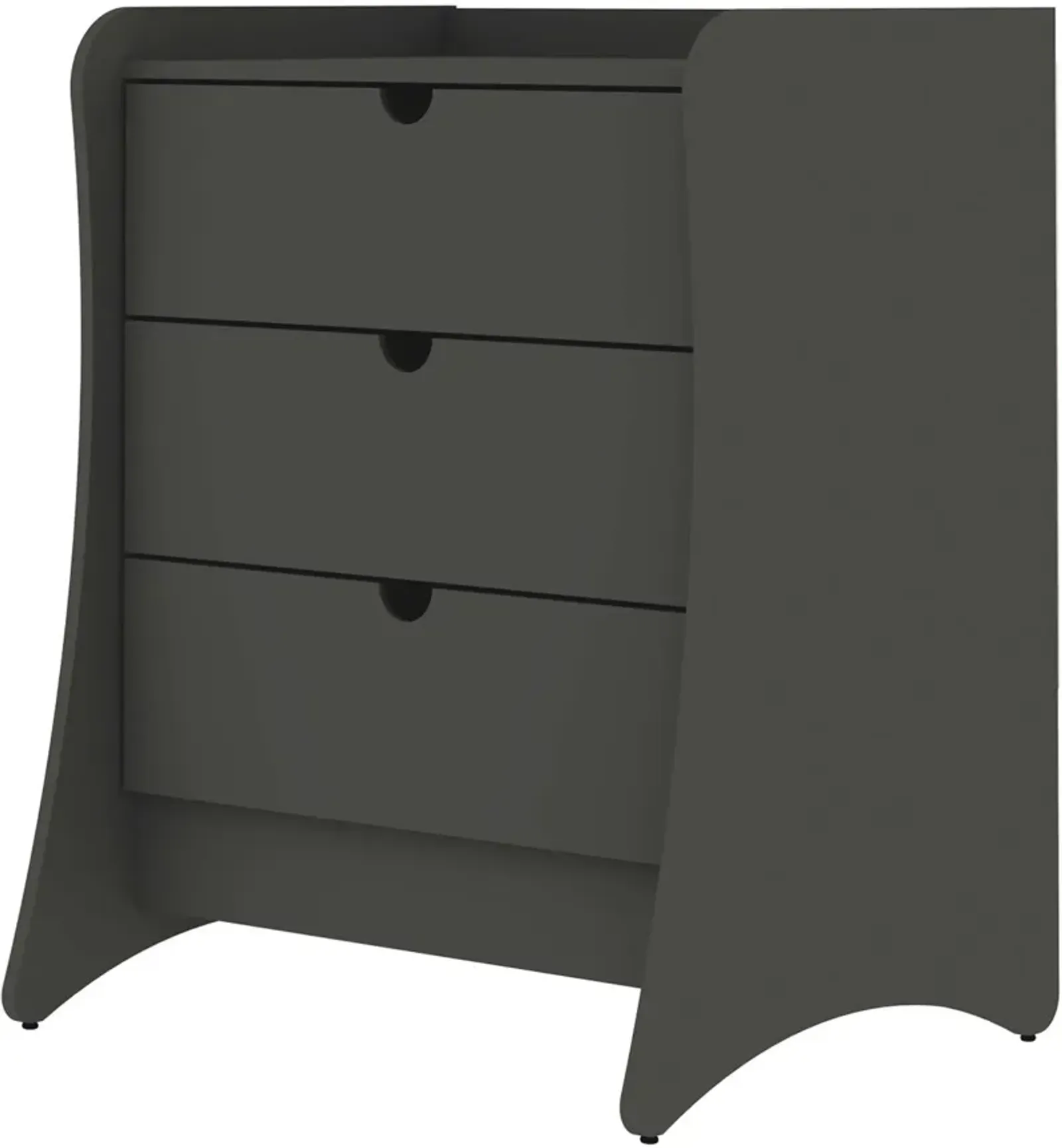 Mulberry 3-Drawer Dresser - Gray