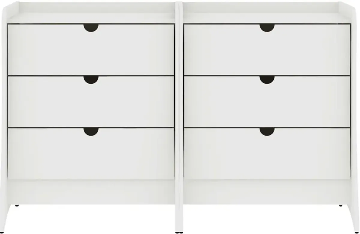 Mulberry 3-Drawer Dresser Set - White