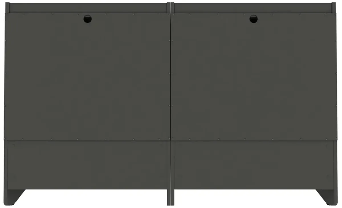 Mulberry 3-Drawer Dresser Set - Gray