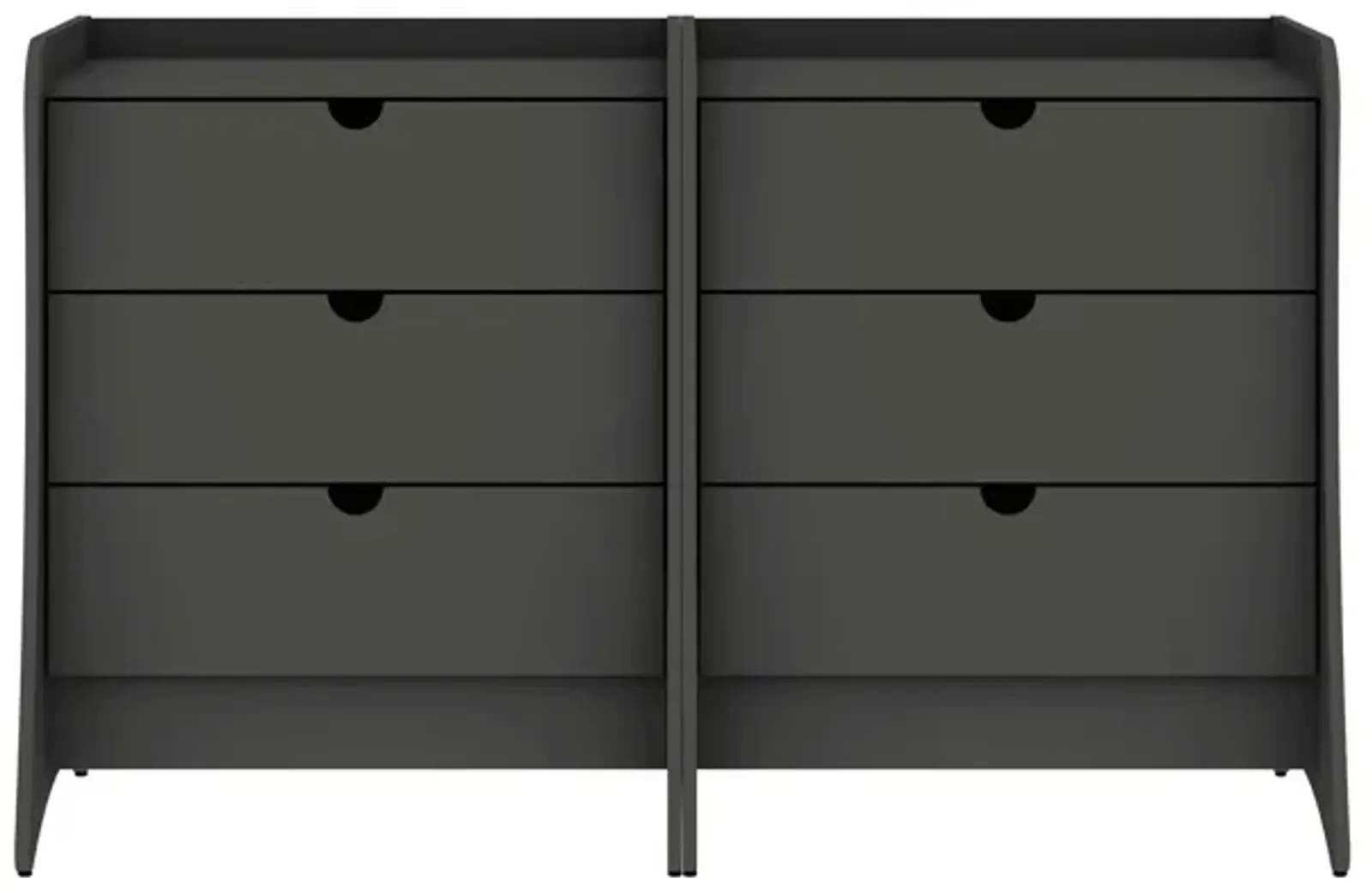 Mulberry 3-Drawer Dresser Set - Gray