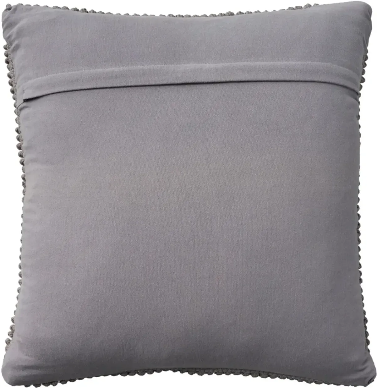 Snowflake 20" x 20" Accent Pillow - Gray/Ivory