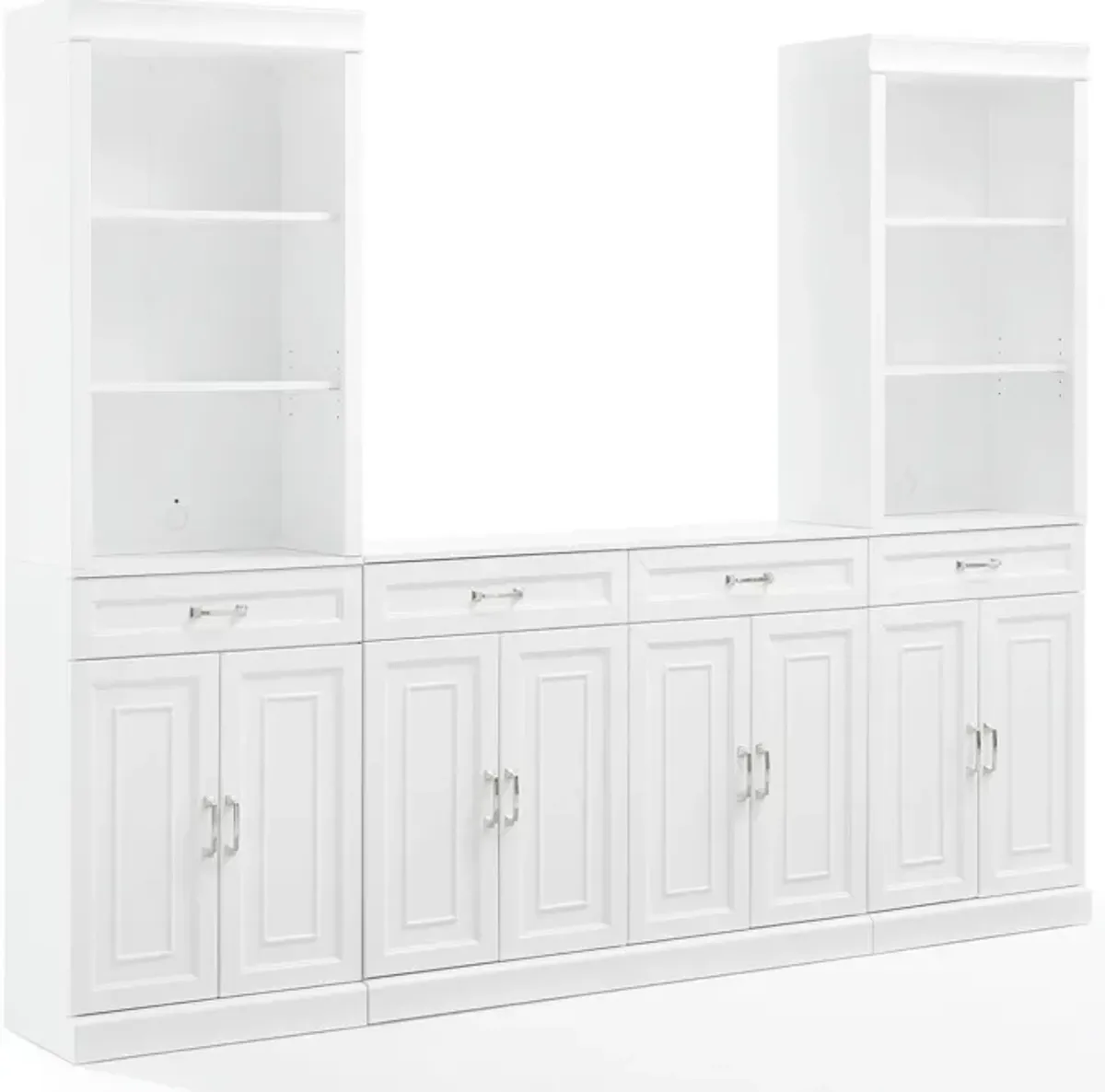 Honnaly 2 Bookcases and Sideboard Set