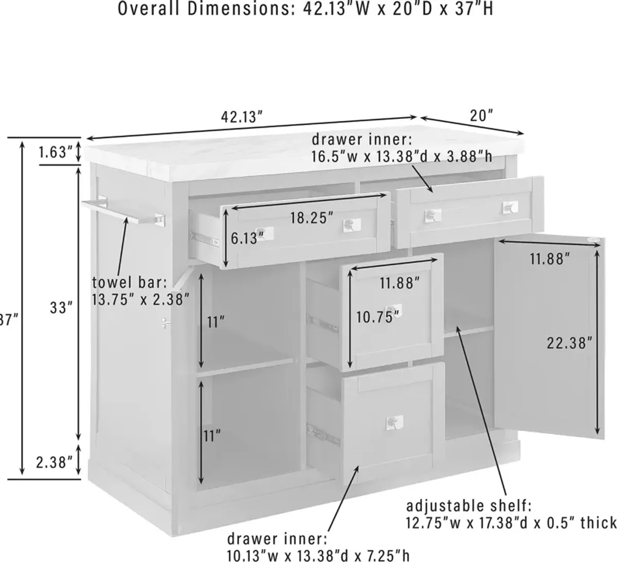 Bartlett Kitchen Island