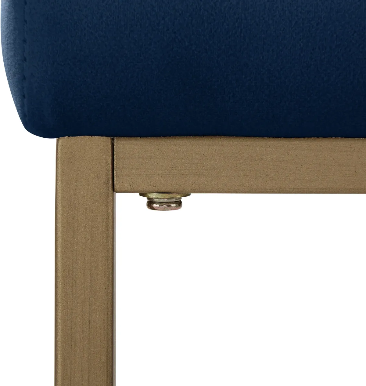 Blair Set of 2 Counter-Height Stools - Navy/Gold