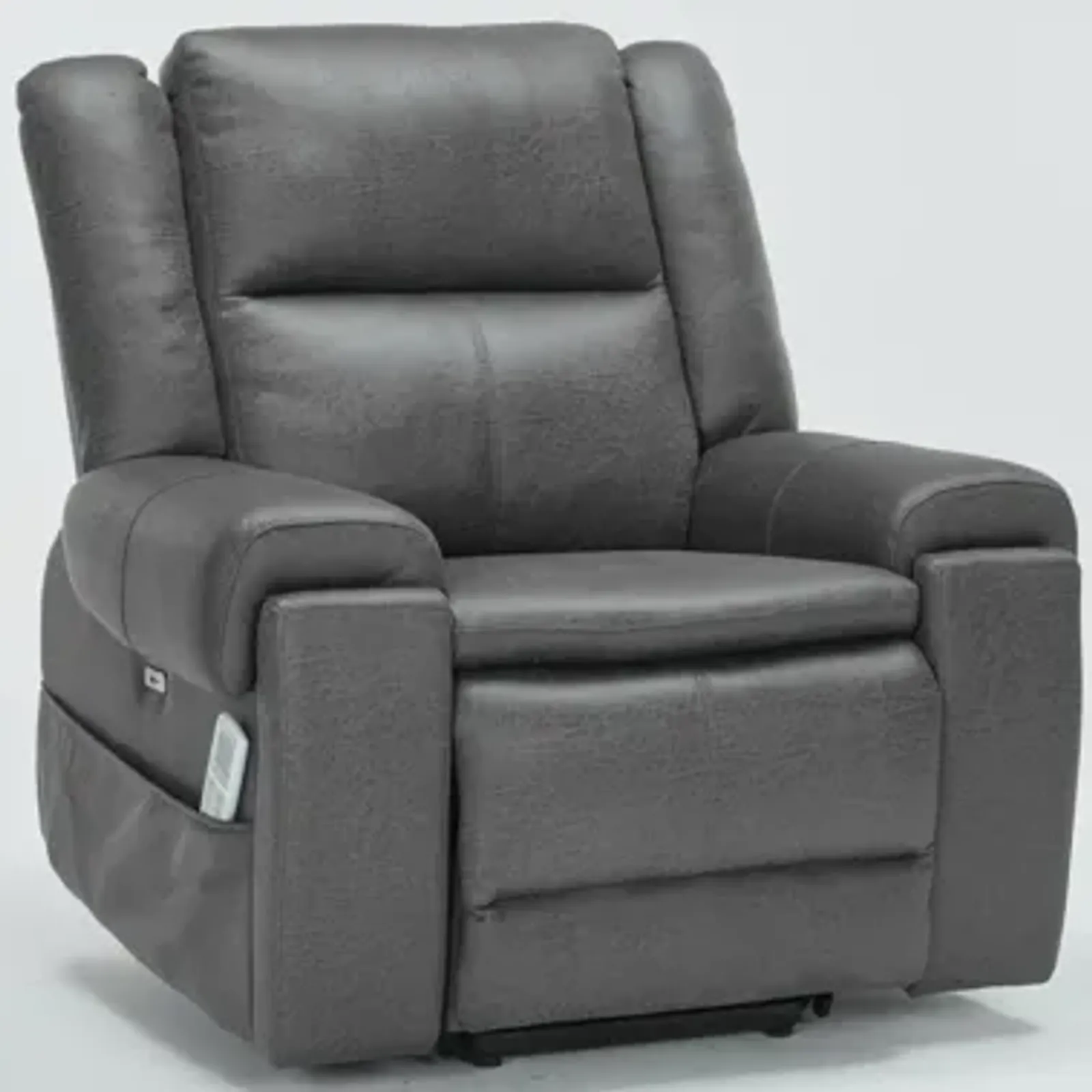 Elden Power Lift Heated Massage Recliner - Gray