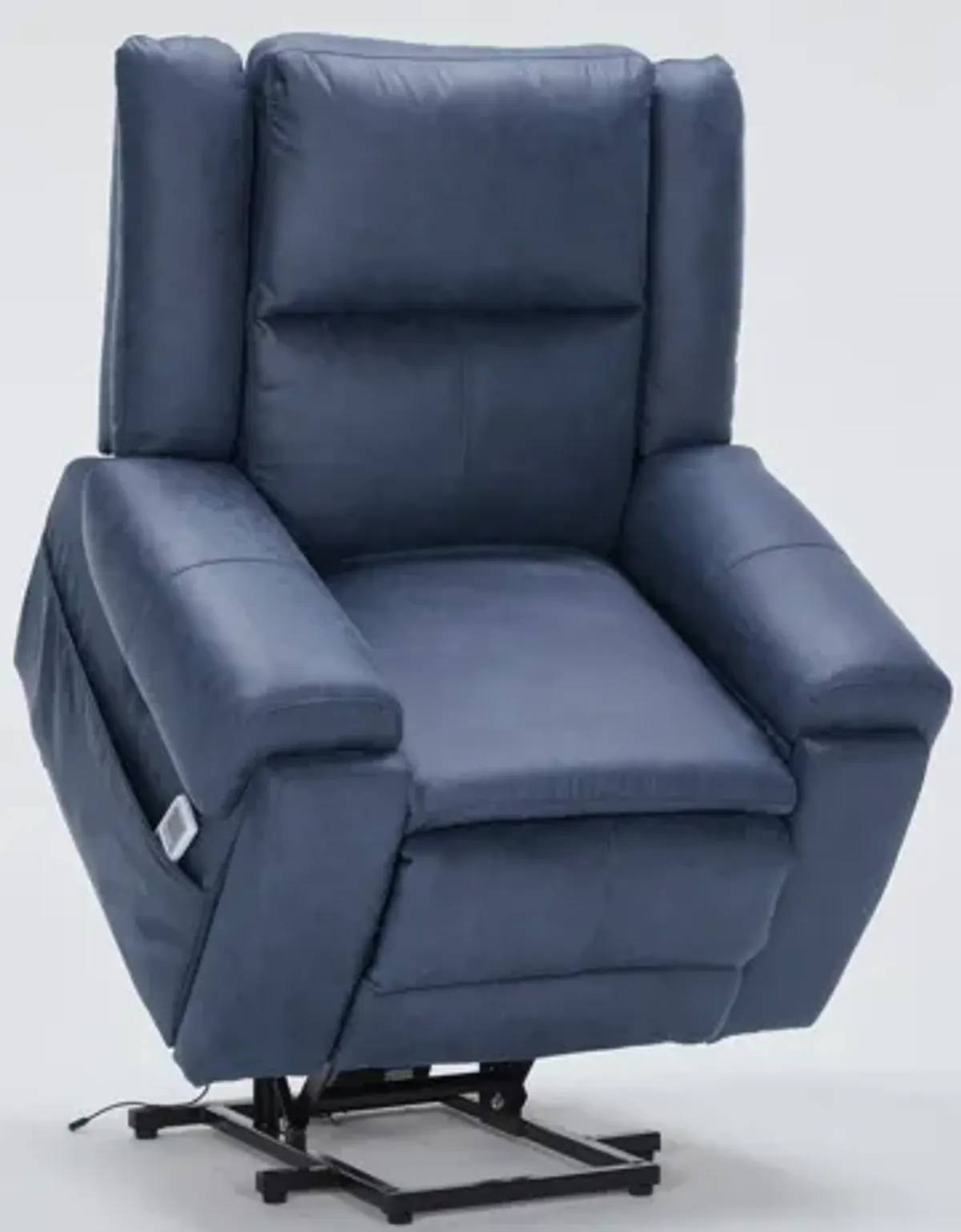 Elden Power Lift Heated Massage Recliner - Navy