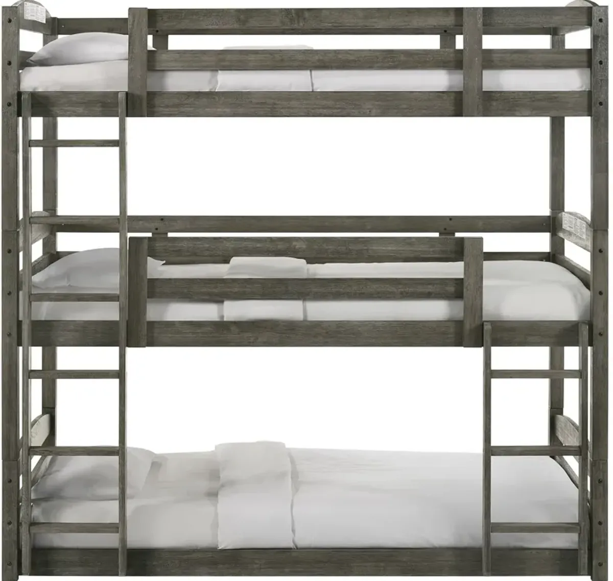 Ralphie Twin Triple Decker Bunk Bed