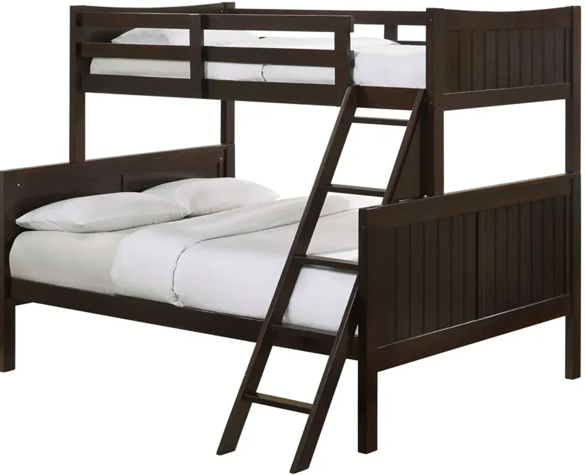 Bobby Twin over Full Bunk Bed - Brown