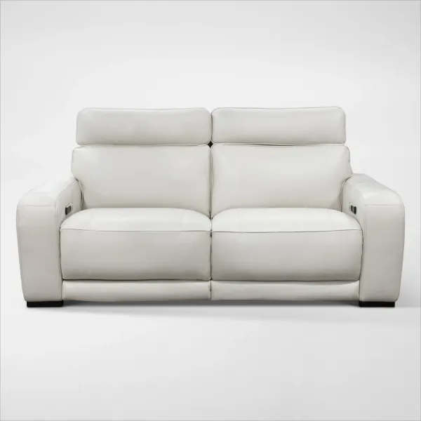 Summit Triple-Power 2-Piece Reclining Sofa with Immersive Sound - Ice