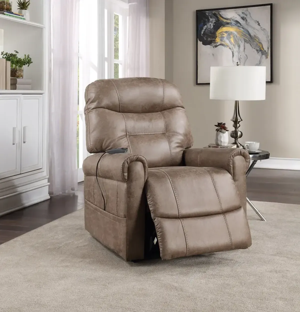 Gunner Power Lift Chair - Tan