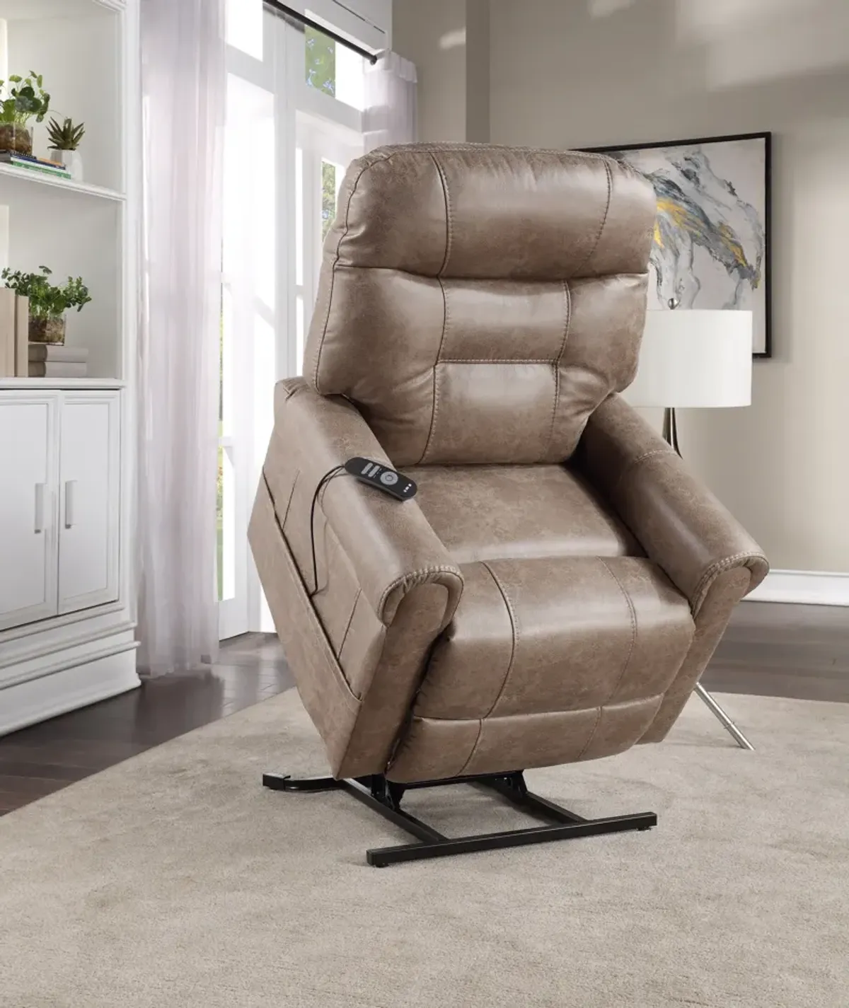 Gunner Power Lift Chair - Tan