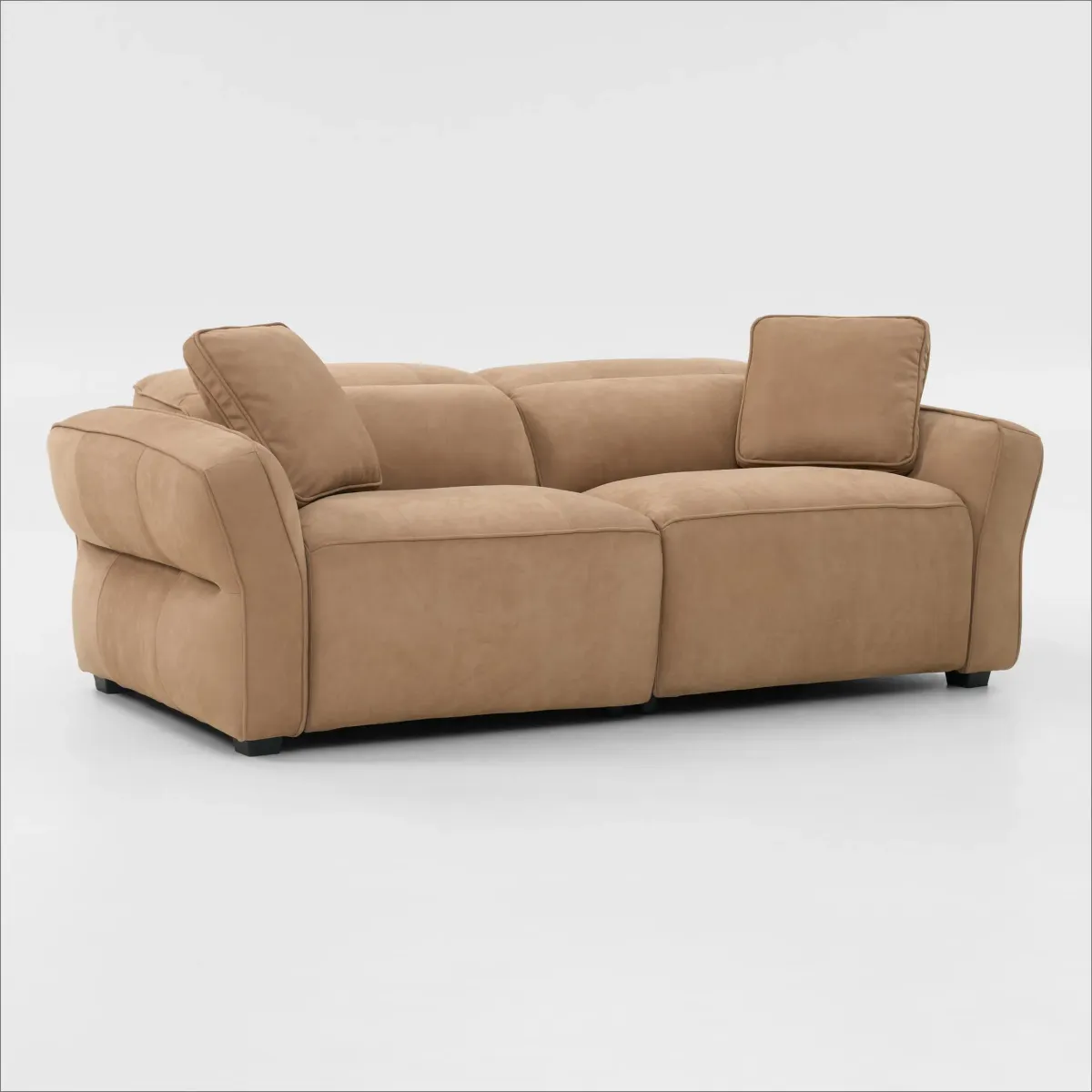Connor Dual-Power 2-Piece Reclining Sofa - Tan
