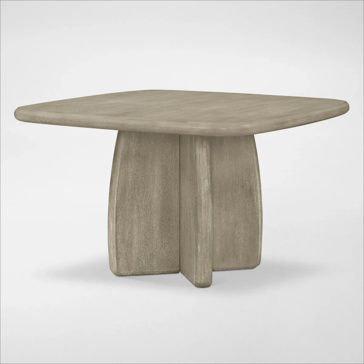 Tahoe Square Dining Table with 4 Upholstered Side Chairs - Sand