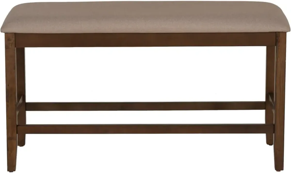 Renalyn Counter-Height Backless Dining Bench - Brown