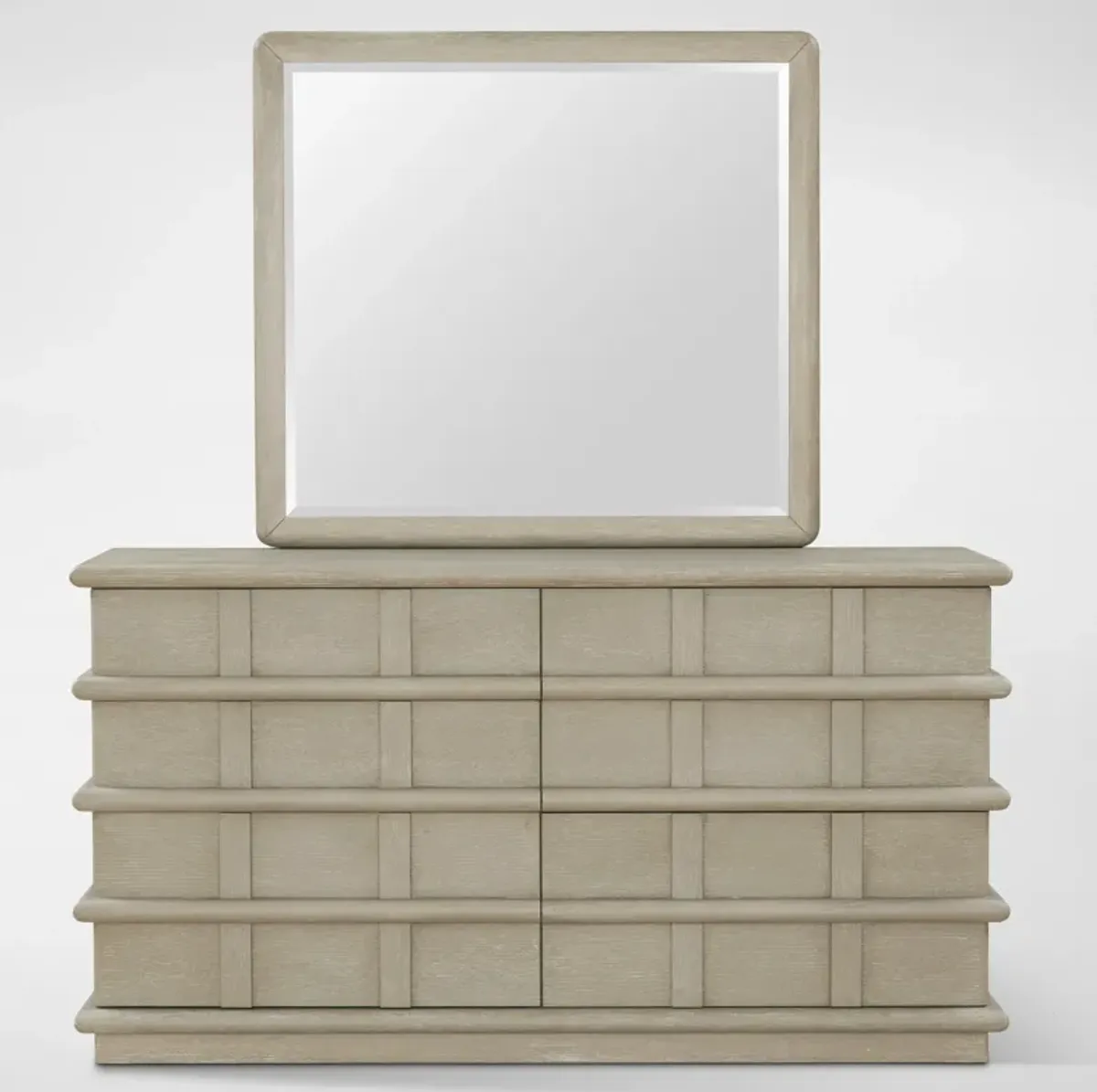 Tahoe Dresser and Mirror - Sand