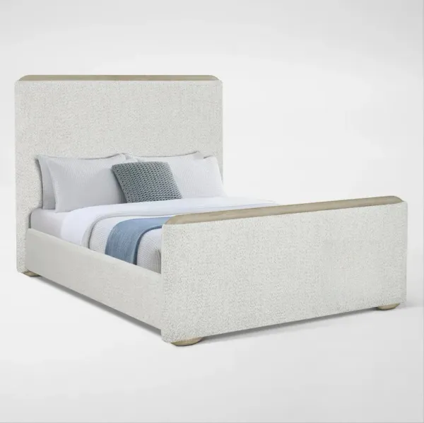 Tahoe Upholstered Queen Bed - Sand