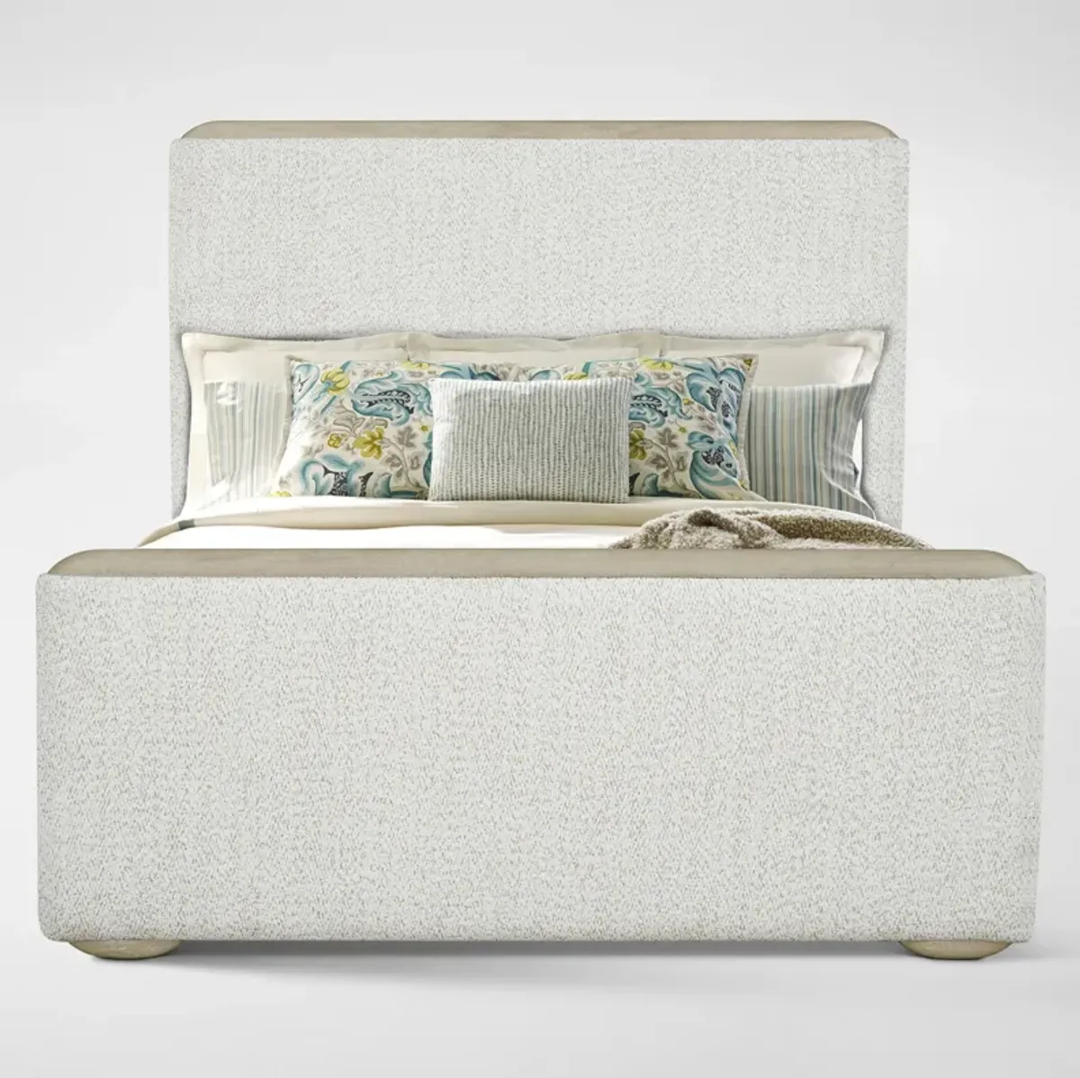 Tahoe 5-Piece Queen Bedroom Set with Dresser and Mirror - Sand