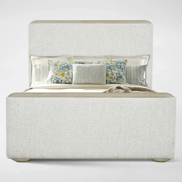 Tahoe 6-Piece Queen Bedroom Set with Dresser, Mirror and Nightstand - Sand