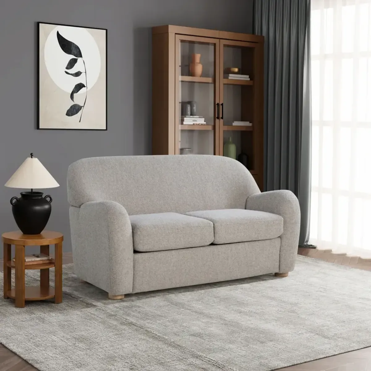 Hargrove Loveseat - Light Gray