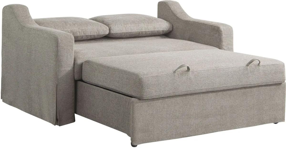 Serta Diana Convertible Loveseat - Flax