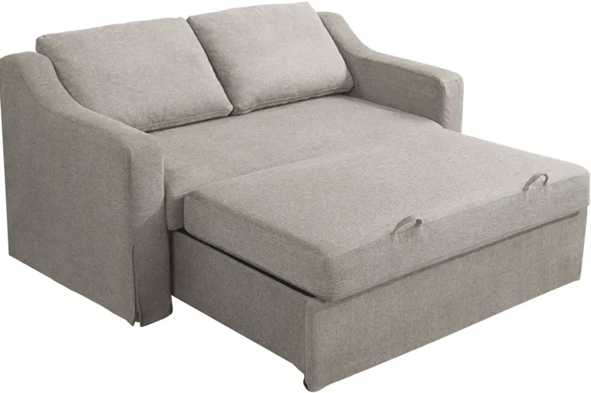 Serta Diana Convertible Loveseat - Flax