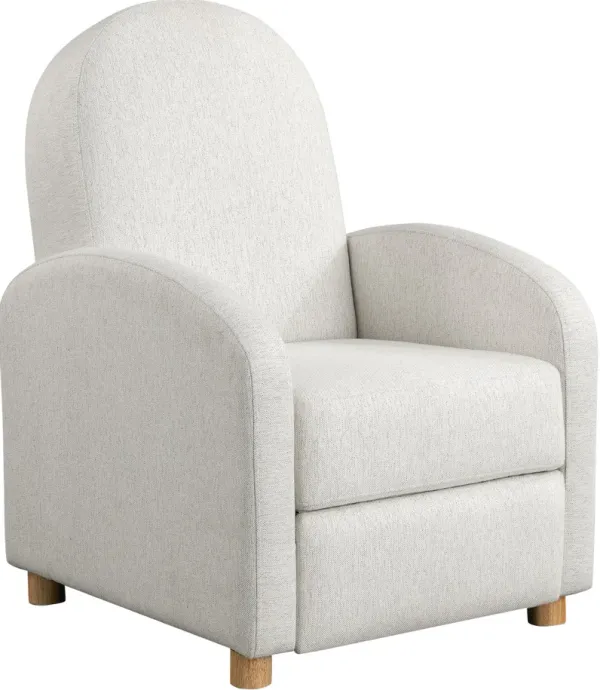 Gardena Push Back Recliner - Cream