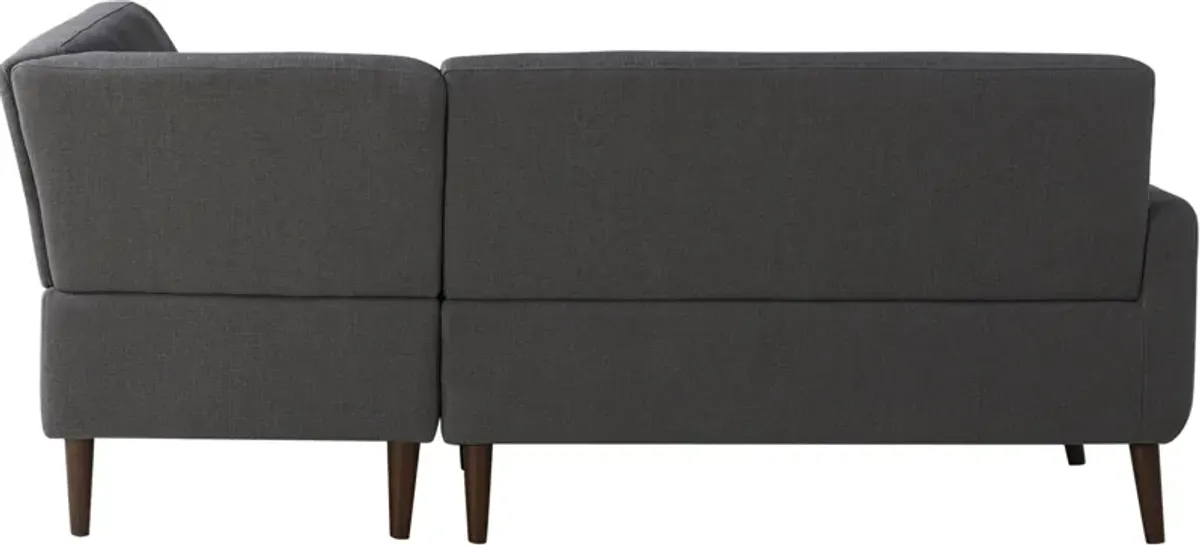 Cruz 2-Piece Sectional - Gray