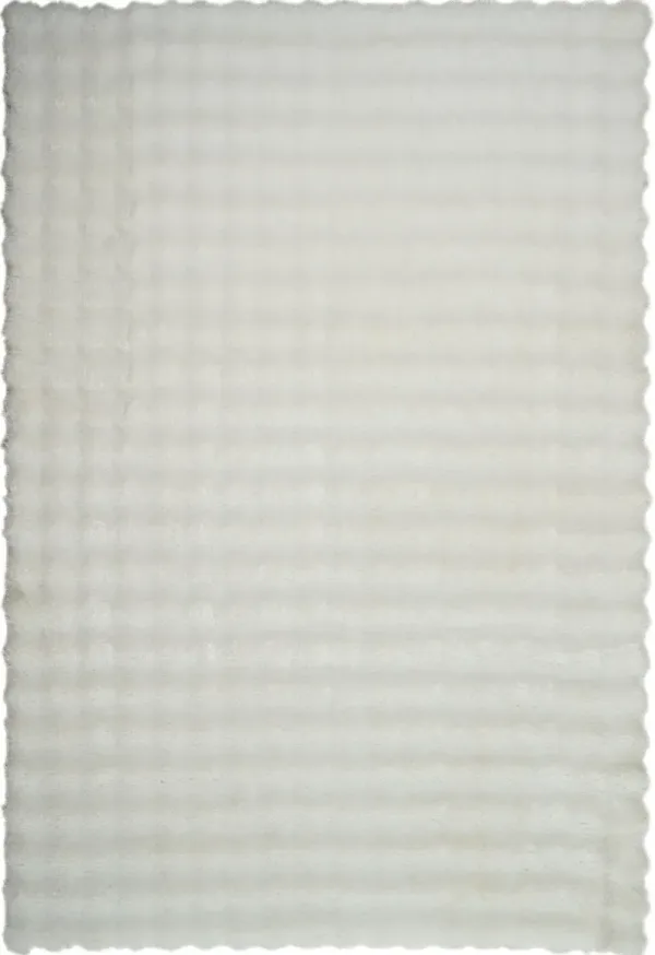 Lilly 5' x 8' Area Rug - White