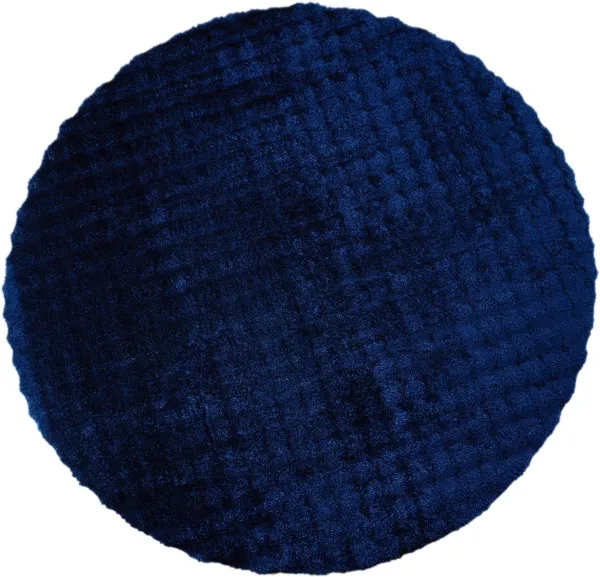 Lilly 7' Round Area Rug - Blue