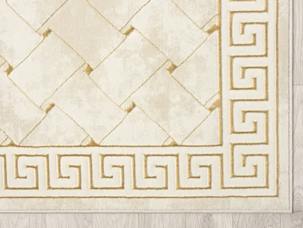 Futura 5' x 8' Area Rug - Gold and Beige