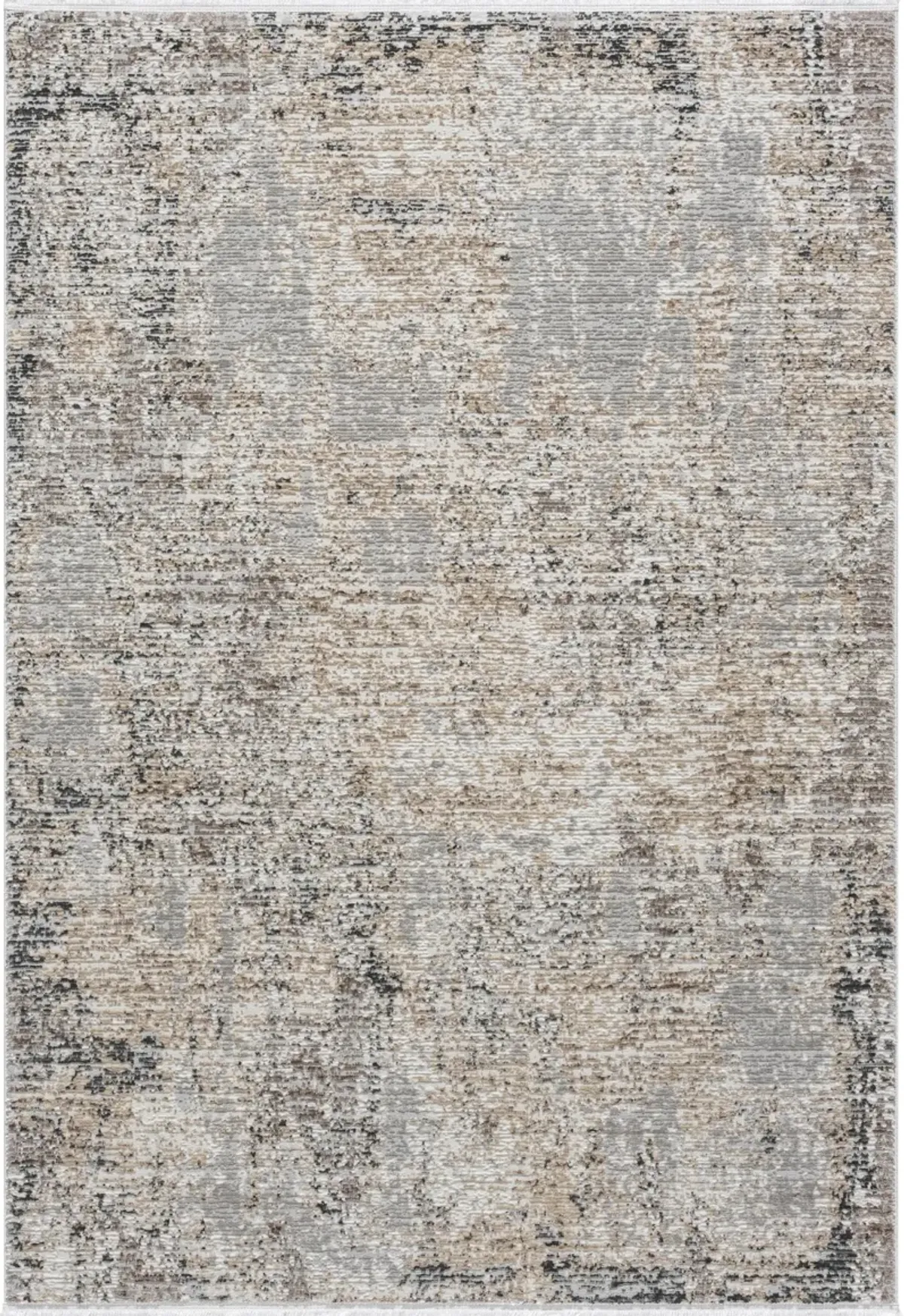 Vianna 5' x 8' Area Rug - Tan, Brown and Gray