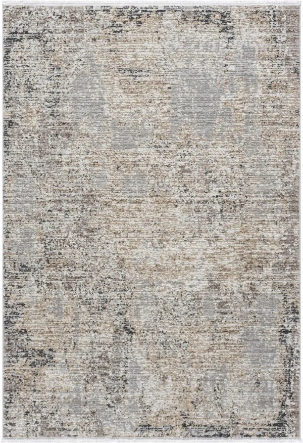 Vianna 8' x 10' Area Rug - Tan, Brown and Gray