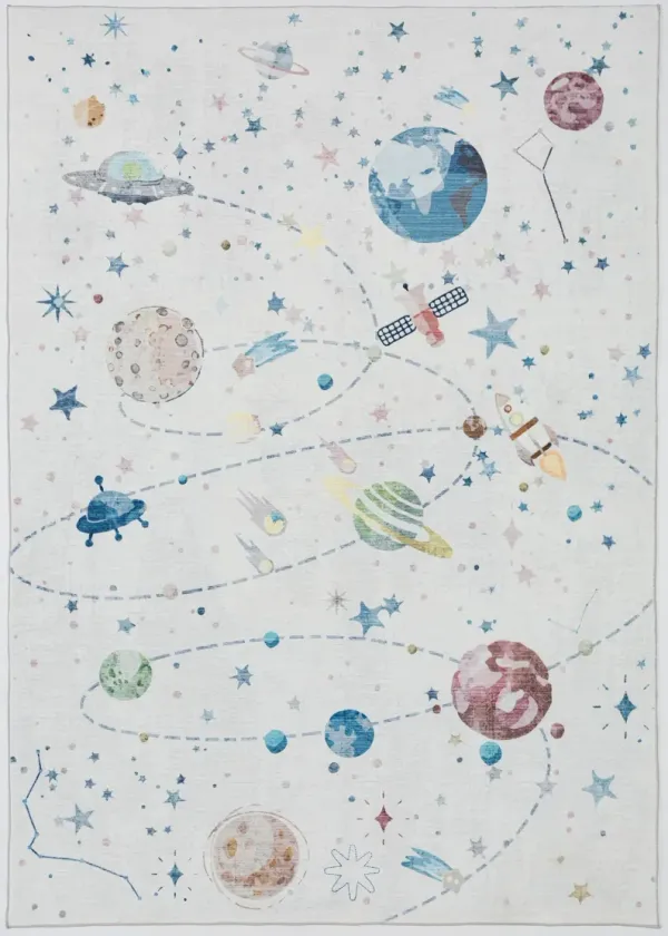 Outerspace 3' x 5' Area Rug - Multicolor